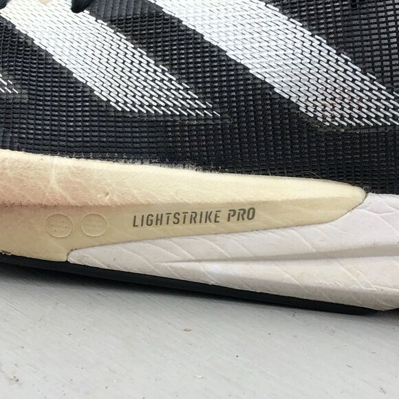 Adidas Women's Size 9 Adizero Adios 8 Carbon Cloud White Black Running Sneakers - Picture 7 of 16